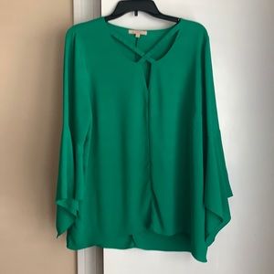 Green dress shirt. L